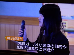 文化学科2年生による展示解説