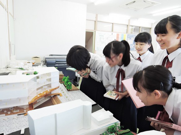 もみじ会で展示した模型を見学!たった数年でこんな模型が作れるのも大学教育の特徴